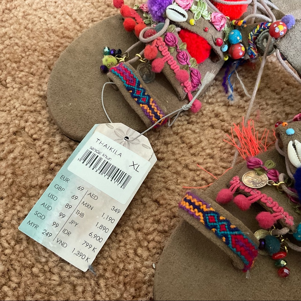 Fun lace up sandals